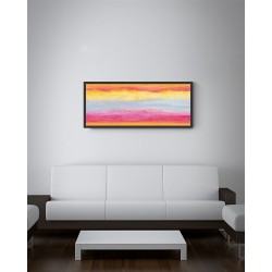 Quadro Horizonte Nórdico - 36x90 cm