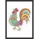 Quadro Galo Digital Arte - 55x40 cm
