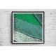 Quadro Abstrato Texturas da Natureza - 55x55 cm