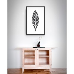 Quadro Folha Simples - 60x40 cm