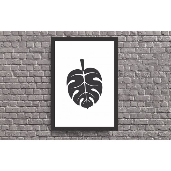 Quadro Costela de Adão PB - 36x26 cm
