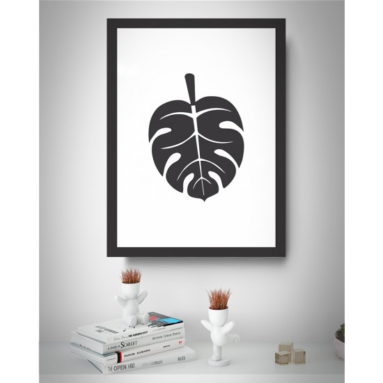 Quadro Costela de Adão PB - 36x26 cm