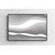 Quadro Abstrato Ondas - 60x90 cm