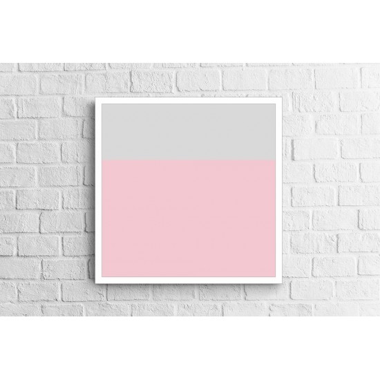 Quadro Digital Abstrato Calmo - 55x55 cm
