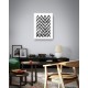 Quadro Digital Geométricos no Pincel - 55x40 cm