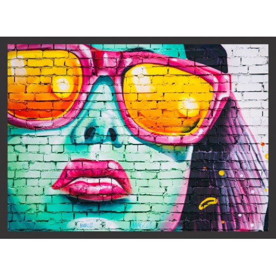 Quadro Digital Arte em Parede - 55x75 cm