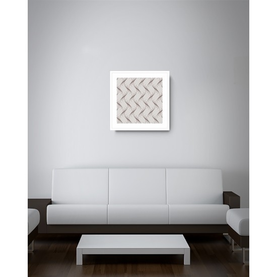 Quadro Algodão Terra - 55x55 cm