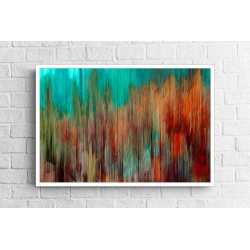 Quadro Digital Abstrato Pintura Complexa - 60x90 cm