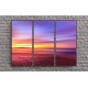 Conjunto de Quadros Entardecer - 120x85 cm
