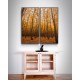 Conjunto de Quadros Floresta Amarela - 91x90 cm Conjunto de Quadros Floresta Amarela - 91x90 cm