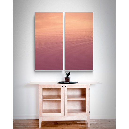 Conjunto de Quadros Mar Tranquilo - 91x90 cm