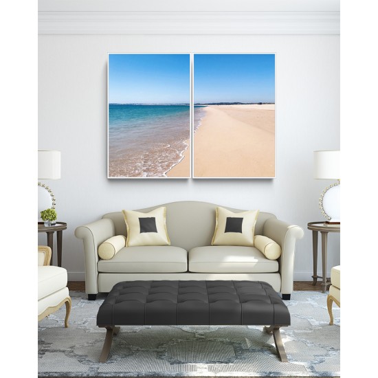 Conjunto de Quadros Linda Praia - 121x90 cm