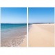 Conjunto de Quadros Linda Praia - 121x90 cm