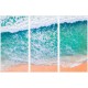 Trio de Quadros Praia Maravilhosa - 137x85 cm