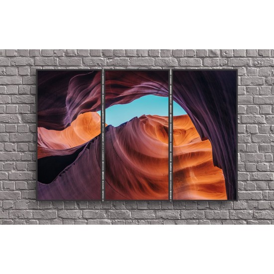 Trio de Quadros Canyon Arizona - 137x85 cm