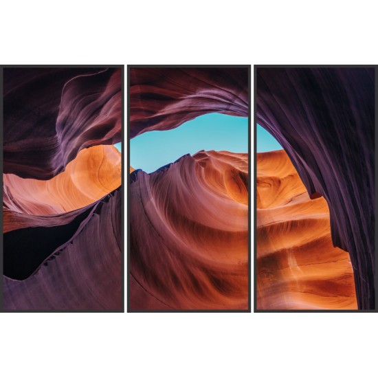 Trio de Quadros Canyon Arizona - 137x85 cm