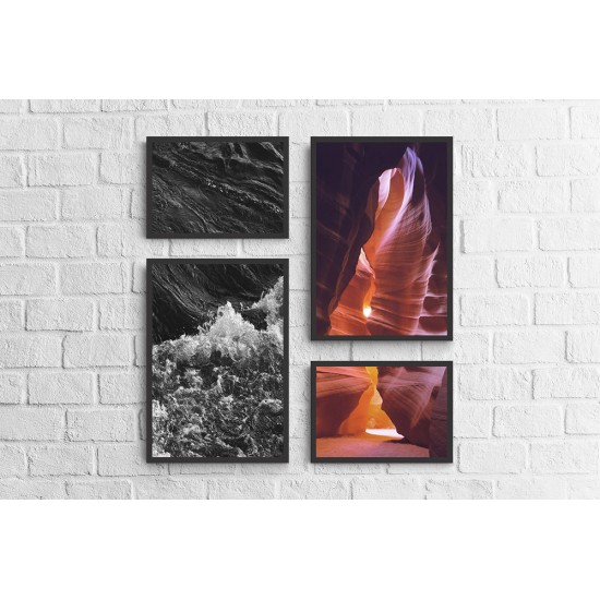 Conjunto de Quadros Nature Mix  - Modelo 6 - 79x84 cm