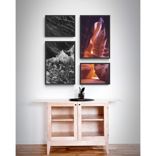 Conjunto de Quadros Nature Mix  - Modelo 6 - 79x84 cm