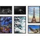 Conjunto de Quadros World Mix  - 120x84 cm