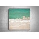 Quadro Praia Águas Cristalina - 85x85 cm