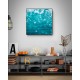Quadro Oceano Cristalino Vista Submersa - 85x85 cm
