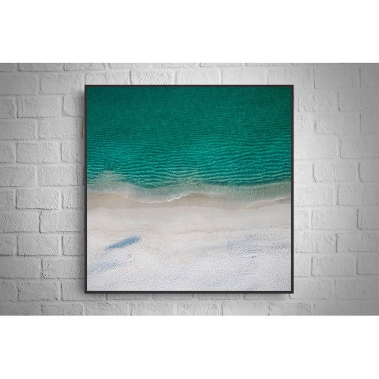 Quadro Praia Deserta - 85x85 cm 