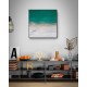 Quadro Praia Deserta - 85x85 cm 