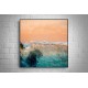 Quadro Mar com Vista do Alto - 90x90 cm