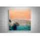Quadro Mar com Vista do Alto - 90x90 cm
