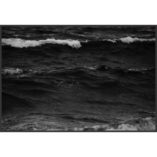 Quadro Beira Mar em Preto e Branco - 65x95 cm