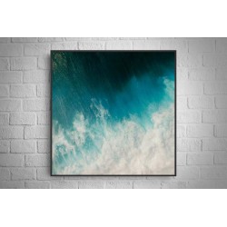 Quadro Onda Gigante em Close - 85x85 cm