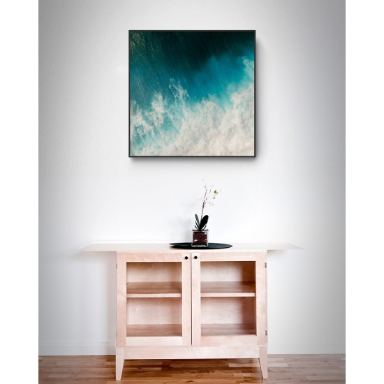 Quadro Onda Gigante em Close - 85x85 cm