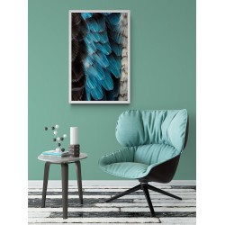 Quadro Penas Exóticas - 70x46 cm