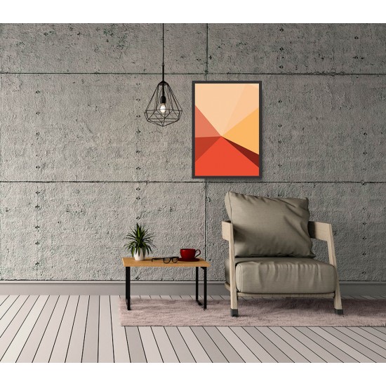Quadro Colorido Geométrico - 70x50 cm