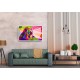 Quadro Leão Full Colors - 60x95 cm