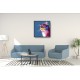 Quadro Gato Colorfull Pop Art - 70x70 cm