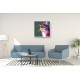 Quadro Gato Colorfull Pop Art - 70x70 cm