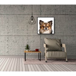 Quadro Digital Dog Raça Pequena  - 70x70 cm