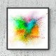 Quadro Explosão das Cores - 60x60 cm