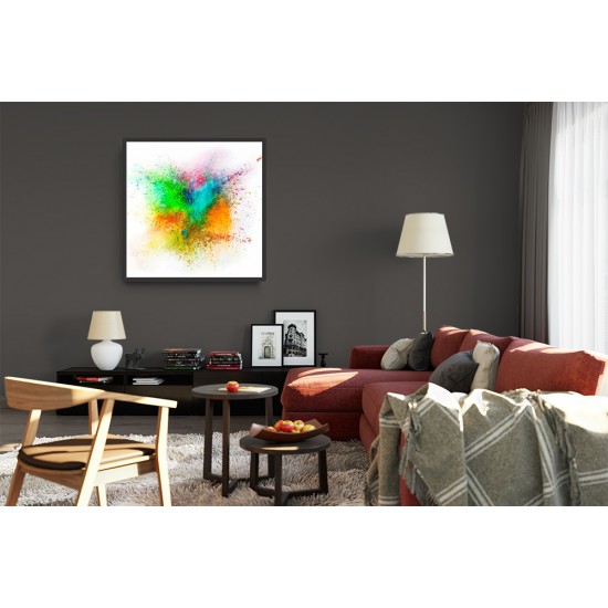 Quadro Explosão das Cores - 60x60 cm