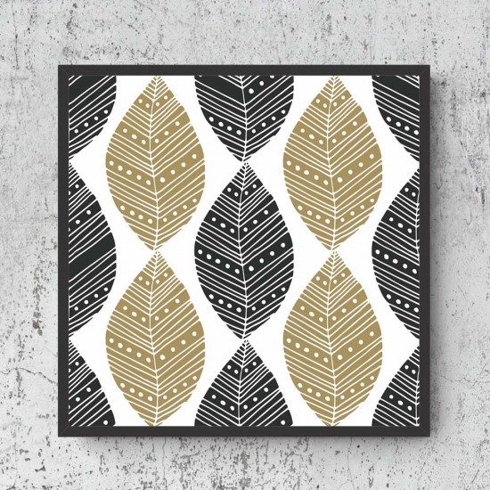 Quadro Ornamento Étnico - 65x65 cm