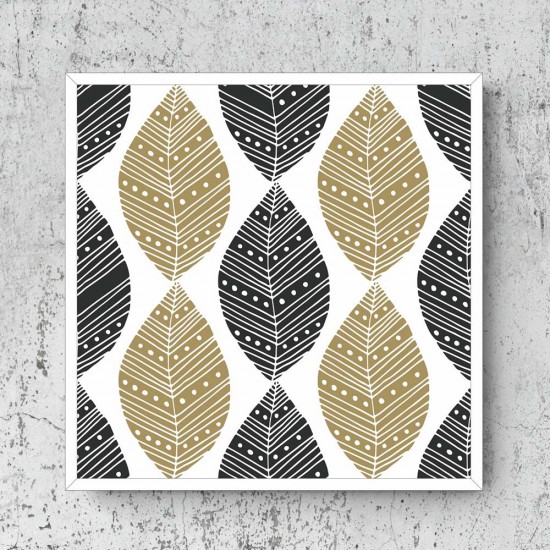 Quadro Ornamento Étnico - 65x65 cm