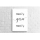 Quadro Lettering Amor Gera Amor - 62x42 cm