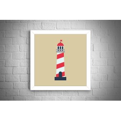 Quadro Farol - 29x29 cm 