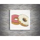 Quadro Donuts - 29x29 cm 