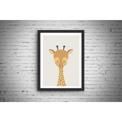Quadro Girafinha - 35x26 cm 
