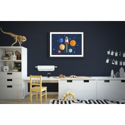 Quadro Espaço kids - 26x35 cm 