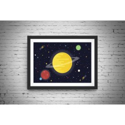 Quadro Espaço Kids - 26x35 cm 