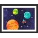 Quadro Disco Voador - 26x35 cm 