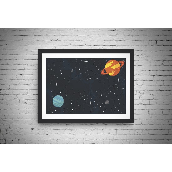 Quadro Espaço Kids - 26x35 cm 